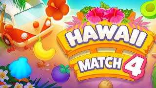 Hawaii Match 4 Game  GamePlay Walkthrough [upl. by Ogden422]