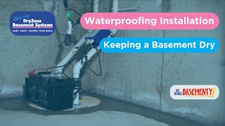 Waterproofing a Leaking Basement [upl. by Ediva]