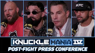 Full BKFC KnuckleMania 4 PostFight Press Conference  Mike Perry Ben Rothwell More [upl. by Billie]