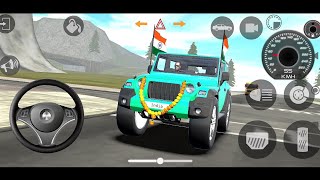 Dollar Song Modified Mahindra Green Thar 👿  Indian Cars Simultor 3D  Android Gameplay Part 18 [upl. by Anneuq]