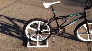 CHEAP DIY PVC BIKE STAND in action [upl. by Neik]