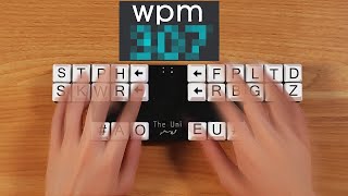 You can type 300 wpm with this keyboard [upl. by Salba]