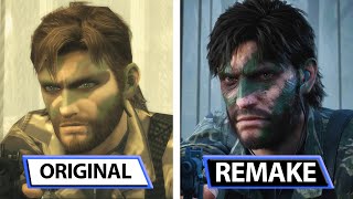 Metal Gear Solid 3 Delta  Original vs Remake  Gameplay Trailer Graphics Comparison [upl. by Eustache]