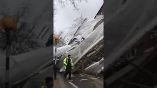 MAJOR Scaffolding Collapse North West London [upl. by Durno]