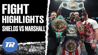 Claressa Shields Becomes Undisputed Champion Again Beating Savannah Marshall  HIGHLIGHTS [upl. by Oster318]