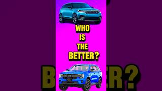 Range Rover Velar Vs Ford Everest🔥 [upl. by Allerus944]