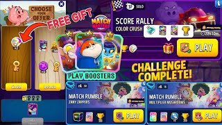 Free Sticker Color Crush Score Rally Solo Challenge 1750 Score Play 2 Match Rumble Match Masters [upl. by Krystalle687]