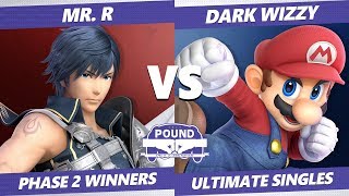 Pound 2019 SSBU  bc Mr R Chrom VS MVG Dark Wizzy Mario Smash Ultimate Phase 2 Winners [upl. by Bhayani484]