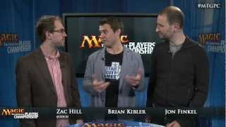 2012 Players Championship Deck Tech BlueWhite Aggro with Jon Finkel and Brian Kibler [upl. by Llehsyar399]