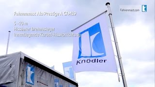 Fahnenmast mit Ausleger und Kurbel  Prestige A  Produktvorstellung [upl. by Kciredes237]