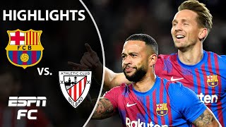 Barcelona vs Athletic Club Highlights Goalfest at Camp Nou  LaLiga Highlights  ESPN FC [upl. by Alberic]