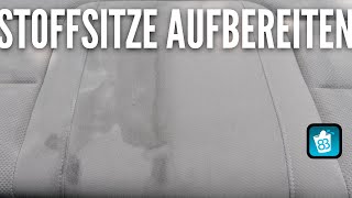 Stoffsitze aufbereiten  Hardcore Test  Autositze reinigen und Flecken entfernen [upl. by Lagas537]