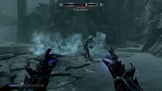 Frost Atronachs Bully A Draugr Deathlord [upl. by Euqina]