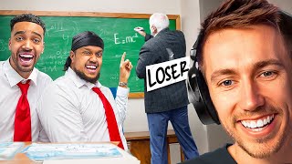 Miniminter Reacts To Last To Get Expelled From School BETA SQUAD EDITION [upl. by Quennie957]