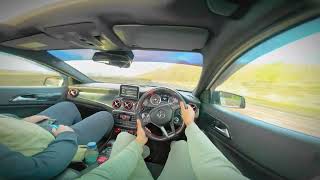 POV DRIVING  mercedes a45 amg stage 2 plus gets sent 👌 [upl. by Hoseia52]