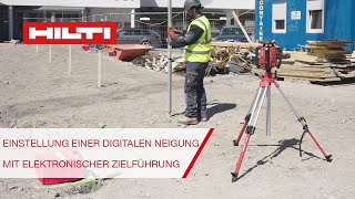 PR 4022  Einstellung einer digitalen Neigung mit elektronischer Zielführung [upl. by Spanos112]