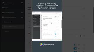 How to Edit a Deployment Process in Application Manager shorts [upl. by Aitnohs]