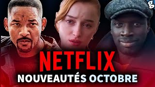 NETFLIX  NOUVEAUX FILMS amp SÉRIES en OCTOBRE   de 40 [upl. by Nivlen]