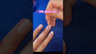 Aesthetic heart nails ｡ ₊°༺❤︎༻°₊ ｡ nails nailart heartnails lovenails diy diynails [upl. by Akenet200]