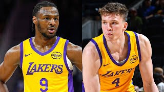 Lakers Rookies Bronny James amp Dalton Knecht Make Their Summer League Debuts [upl. by Reginald483]