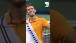 When Borna Coric Defeated Federer In Shanghai [upl. by Aenahs]