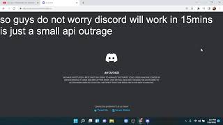 discord api outage [upl. by Jenny648]