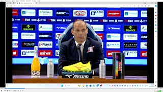 VIDEOCONFERENZA ALLEGRI POST LAZIO JUVENTUS 30 03 2024 [upl. by Hatty]