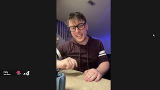 Thomas Sanders Logan FALSEHOOD ON TikTok Live [upl. by Boice]