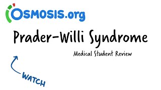 PraderWilli Syndrome Osmosis Study Video [upl. by Naima69]