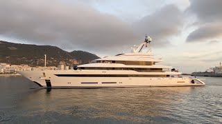 Avantage Superyacht docking in Gibraltar [upl. by Sayres]