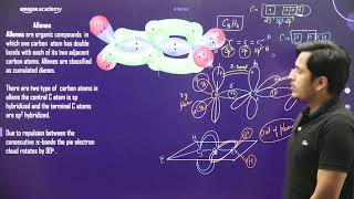 The Structure and Planarity of Allenes  Chemistry  Amazon Academy JEE [upl. by Aiekan994]