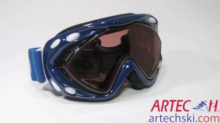 Carrera Kimerik OTG Race Goggle  Blue  ARTECHSKIcom  2009 Model Year [upl. by Ocker]