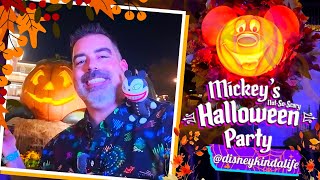 Mickeys Not So Scary Halloween Party  MNSSHP  First Night  Magic Kingdom [upl. by Ellehsim]