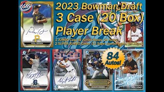 CASE 3 of 3 SJ  2023 BOWMAN DRAFT 3 Case 2SJ1Jumbo Player Break eBay 042924 [upl. by Nnaycart]