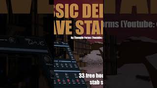 FREE House  Techno stab samples from the Waldorf Microwave VST [upl. by Roque]