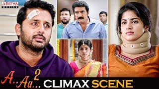 quotA Aa 2quot Movie Climax Scene  Nithiin  Megha Akash  Ashu Reddy  Aditya Movies [upl. by Ahsieker]