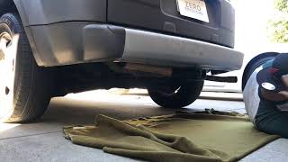 2003 Honda Element rear hitch install [upl. by Ahtaga]