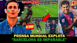 🔴LOCURA MUNDIAL quotBARCELONA DOMINA ESPAÑAquot MADRIDISTAS LLORAN POR YAMAL DESTROZARON AL VILLAREAL [upl. by Aynotan]