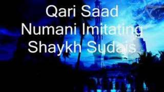 Imitation of Shaykh Shuraim and Sudais by Qari Nomani PART 1 [upl. by Adriaens181]