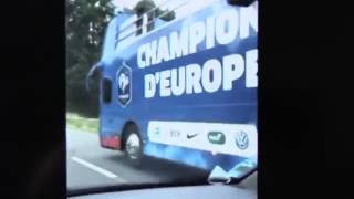 FRANÇA JÁ TEM AUTOCARRO DE CAMPEÃO EUROPEU   MINUTO90 TV [upl. by Queri]