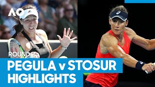 Jessica Pegula vs Samantha Stosur Match Highlights 2R  Australian Open 2021 [upl. by Gae]