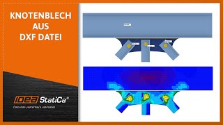 IDEA Statica 240 Tutorial Ein Knotenblech über DXF importieren [upl. by Analad]