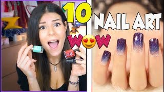 CLASSIFICA DELLE 10 NAIL ART 💅🏼 UNGHIE PIÚ BELLE CHE ABBIA MAI VISTO [upl. by Critchfield]