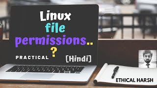 Linux Setting Permissions Hindi [upl. by Grazia]