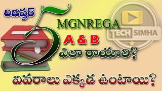 Register 5 Fixed Assets Register MGNREGA [upl. by Petronia]