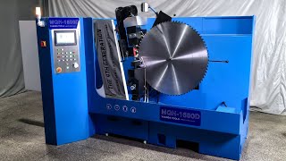 YUANDA TOOLS MQH1600D Automatic saw blade sharpening machinesaw blade grinding machinesaw grinder [upl. by Hazen]