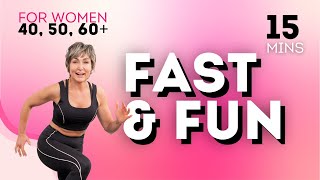 15Minute Cardio amp Abs for Women Over 40 [upl. by Eiramanad]