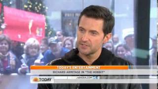 Richard Armitage on TODAY 5 Dec 2012 [upl. by Dranreb]