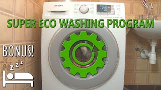 Super Eco Wash cycle washer samsung washing machine [upl. by Otes]