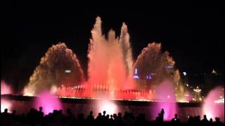 Montjuic Magic Fountain  Barcelona [upl. by Lukash]